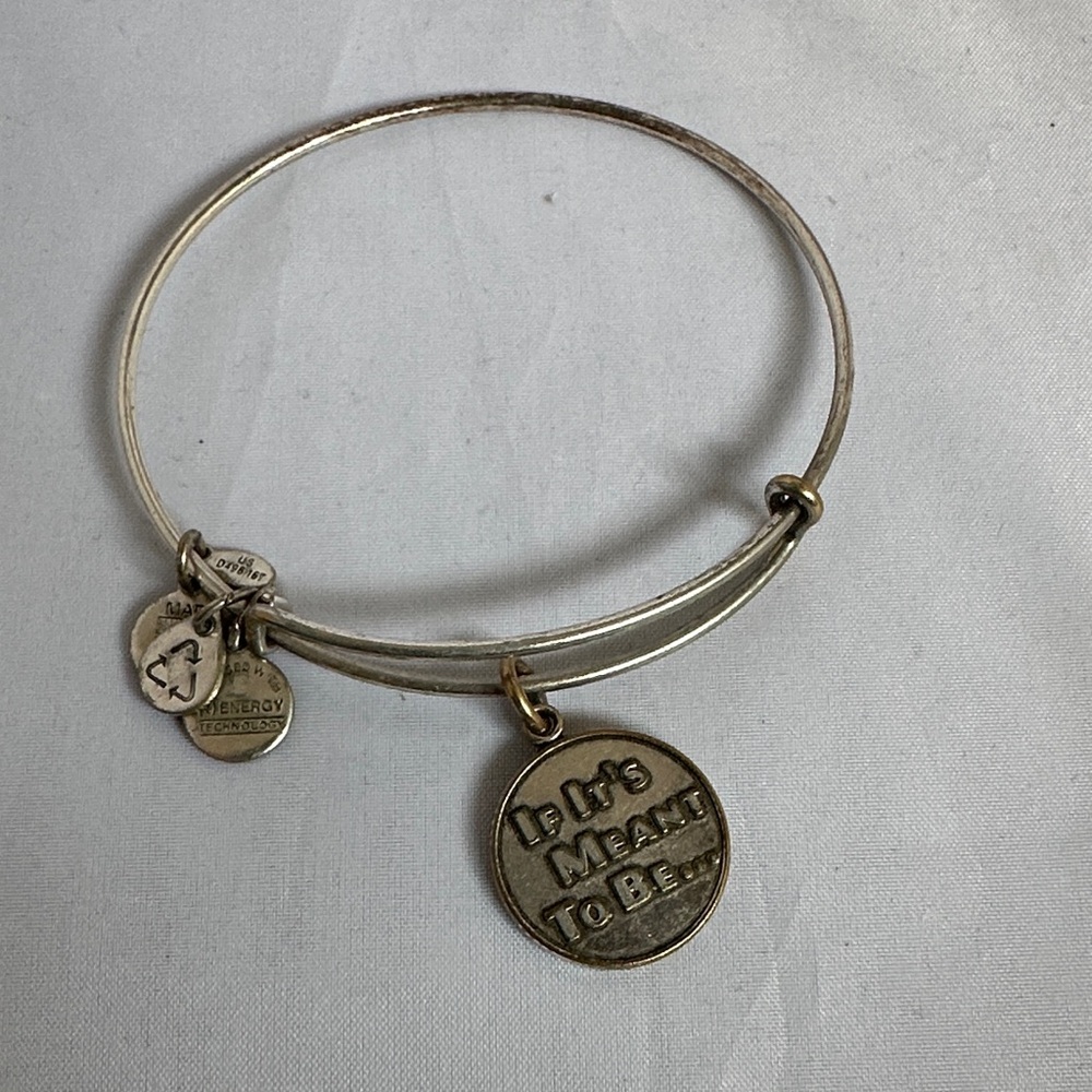 Alex and Ani Silver Bracelet with Charms